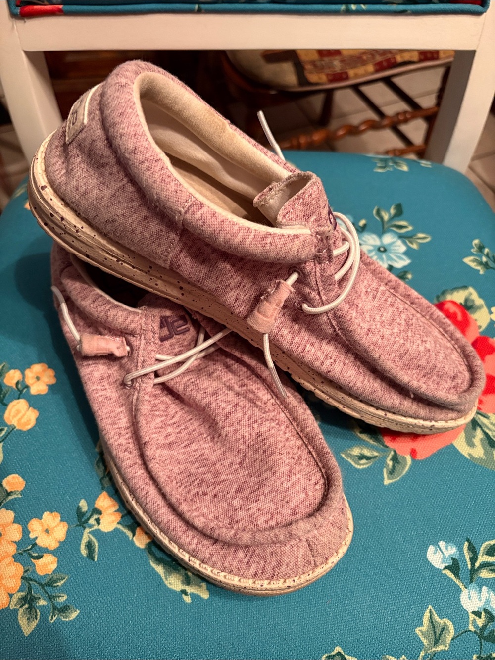 Hey Dude Wally Women Magenta slip on loafers